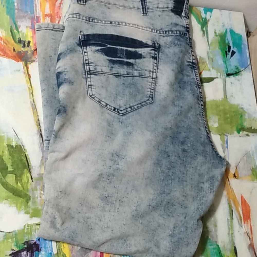 Y2K Modern Culture Big Tall Distressed Jeans Streetwear Blokecore Hiphop
